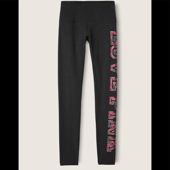 Pink Victoria’s Secret Cotton High Waist Full Length Legging NWT - Picture 4 of 8
